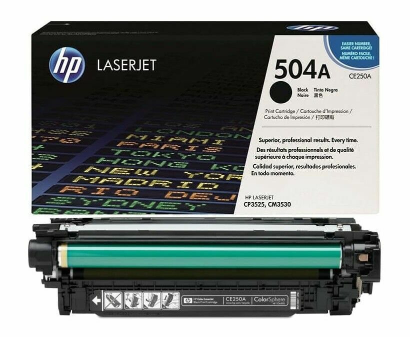 Совместимый картридж HP 504A (CE250A)